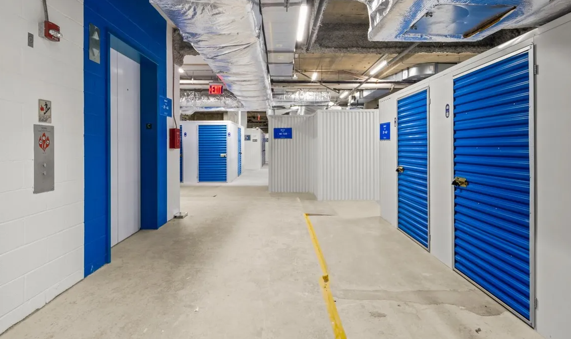 Secure city storage corridor
