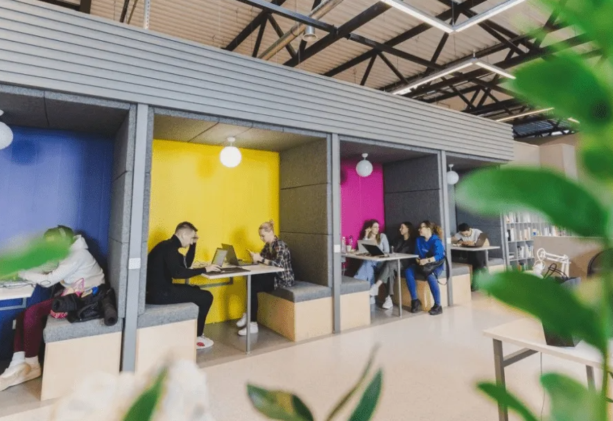 Flexible coworking members in a refined collaborative zone